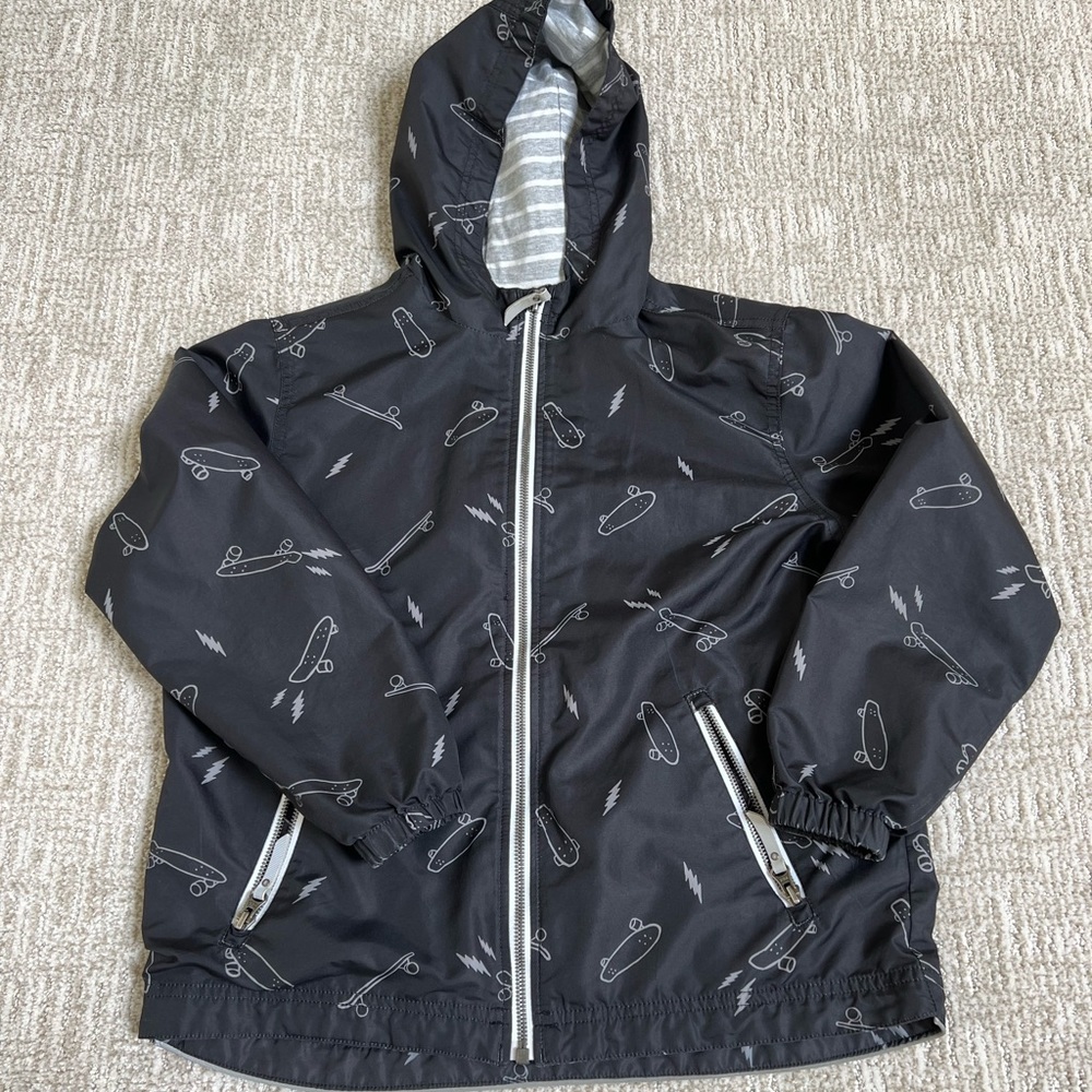 Hanna Andersson cotton lined hoodie jacket good for shower outdoor activities